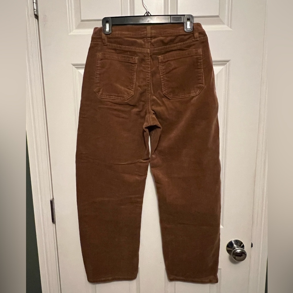Kensie Women's Corduroy Pants in Rich Brown - Picture 2 of 5